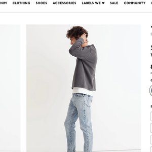 Madewell Men's Slim Selvedge Jeans in Welton Wash - 32/32